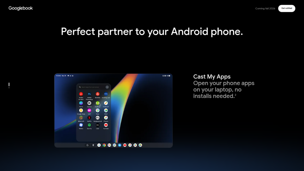 image-9-1024x576 Googlebookが発表。ChromebookからAIファーストノートPCへ、Googleがラップトップを再発明する